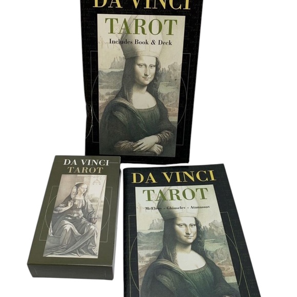 Da Vinci Tarot Deck and Book Set OOP HTF Deck & Cards - Picture 3 of 5